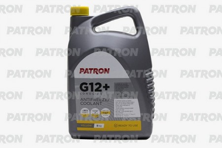 Антифриз желтый 5кг(4,4л) готовый к применению PATRON YELLOW G12+ PCF5005