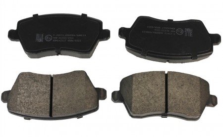 Колодки тормозные передние для Ниссан Альмера (Nissan Almera G15 с 2013-), Ниссан Террано (Nissan Terrano 2WD 1.6), Nissan Micra K12 (2003-2010),  Nissan Note E11 (2006-2013)/ ADN142117 Blueprint (Великобритания)