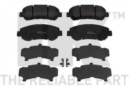 Колодки тормозные передние комплект Nissan Qashqai J10 / Nissan X-Trail T31/ D1060JD00A/ 222269NK (Германия)