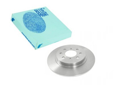 Диски тормозные задние комплект 2шт для Nissan Juke 2WD 1.6, Sentra B17, Tiida C13, Pulsar, Qashqai J10/ ADN143127 Blueprint (Великобритания)