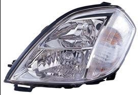 Фара левая ( без линзы) Ниссан Теана (Nissan Teana J31) ( 2003-2008)