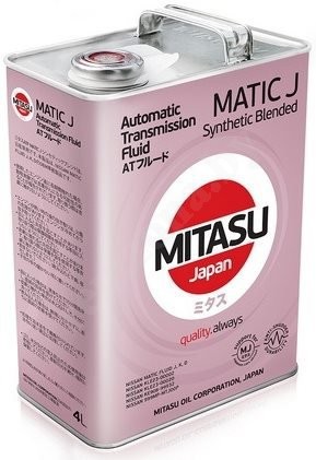 Трансмиссионное масло Mitasu ATF MATIC J 4л MJ3334 Трансмиссионное масло Mitasu ATF MATIC J 4л MJ3334