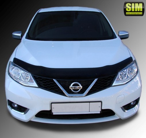 Дефлектор капота Nissan Tiida C13 (2015-) Дефлектор капота Nissan Tiida C13 (2015-)