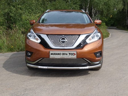 Защитная Решётка радиатора верхняя на Ниссан Мурано ( Nissan Murano 2016-)
