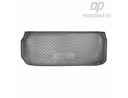 Коврик в багажник Ниссан Патфайндер (Nissan Pathfinder (2014-)(разложенный 3-й ряд)