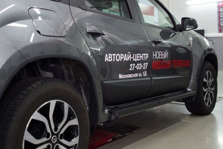 Молдинги на двери Ниссан Террано (Nissan Terrano 2014-)