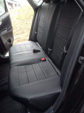 Чехлы из экокожи на Ниссан Тиида (Nissan Tiida) (2015-)