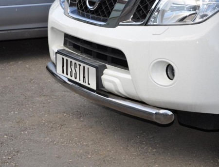 Защита переднего бампера D76  на Ниссан Патфайндер ( Nissan Pathfinder 2010-2014)