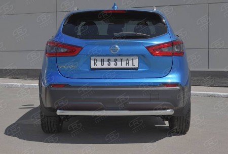 Защита заднего бампера d63 дуга NISSAN QASHQAI 2019- 