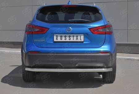 Защита заднего бампера d63 секции NISSAN QASHQAI 2019-