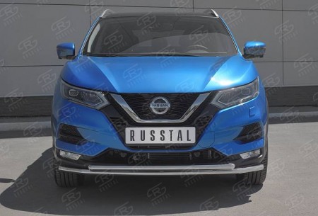 Защита переднего бампера d42 секции-d42 дуга NISSAN QASHQAI 2019-