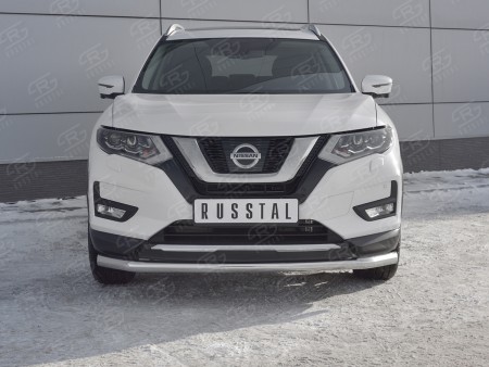 Защита переднего бампера d63 секции NISSAN X-TRAIL (T32) 2018-