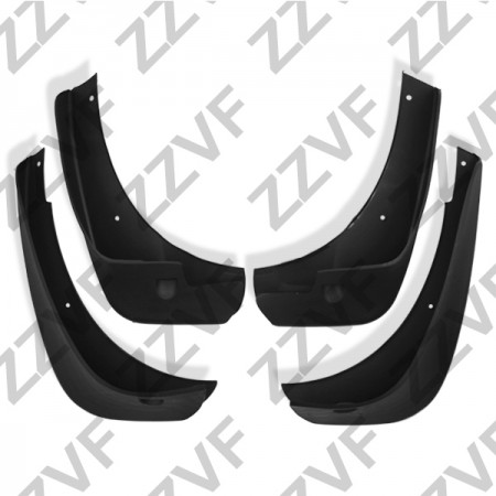 Брызговики комплект 4 шт. перед. + зад. Nissan Qashqai J10 '07-14 ( Ниссан Кашкай )
