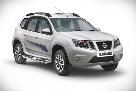 Бодножки боковые (оригинальные) Nissan Terrano (2014-)