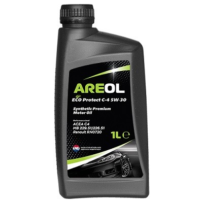 Моторное масло Areol Eco Protect C4 5W30 (1л) для дизелей с сажевым фильтром/ 5W30AR123 