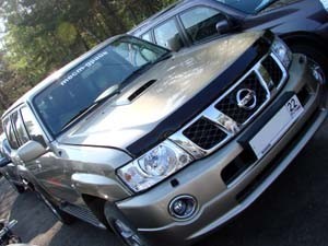 Дефлектор капота Nissan Patrol (2004-2010)