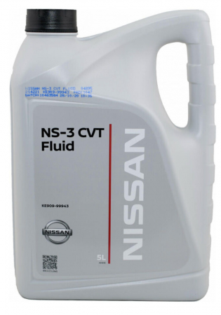 Масло трансмиссионное Nissan NS-3 CVT 5л KE90999943r