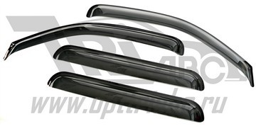 Дефлекторы окон Nissan NAVARA (2005-) (4 ДВ)