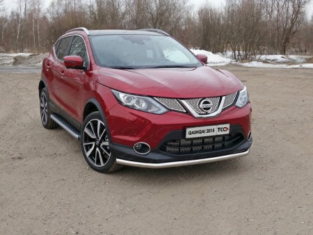Защита передняя нижняя 60,3 мм на Ниссан Кашкай (Nissan Qashqai J11 с 2014-)