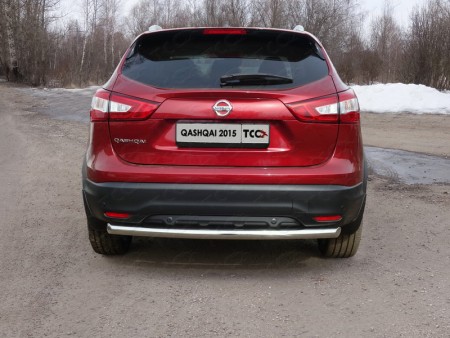 Защита задняя (центральная) 60,3 мм Ниссан Кашкай J11 (Nissan Qashqai с 2014-)