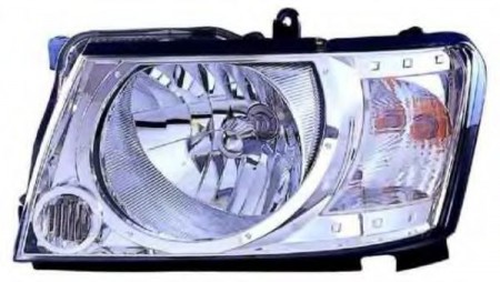 Фара левая на Ниссан патрол (Nissan Patrol Y61) без корректора (2004-2010 ) Фара левая на Ниссан патрол (Nissan Patrol Y61) без корректора (2004-2010 )