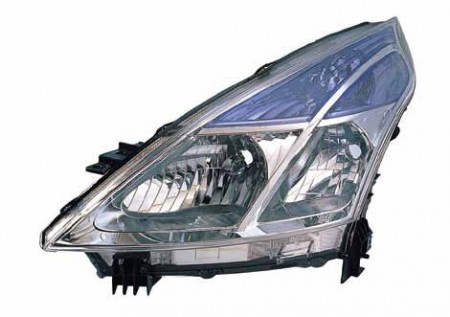 Фара левая галоген п/корректор Ниссан Теана (Nissan Teana J32) (2008-2013)
